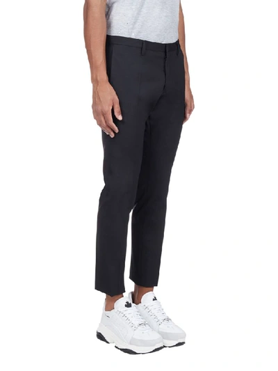 Shop Dsquared2 Trousers In Black