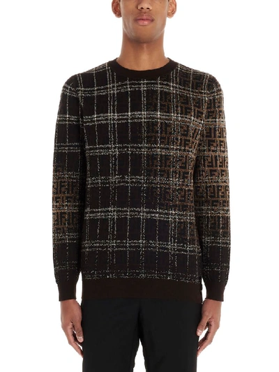 Shop Fendi Sweater In Multicolor