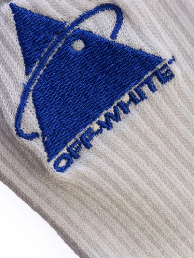 Shop Off-white Socks Triangle Planet In White