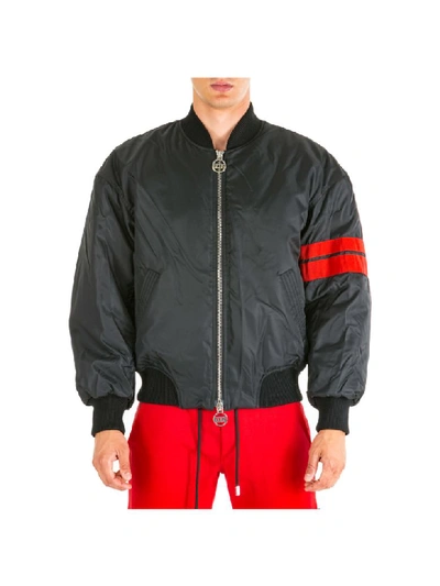 Shop Gcds Album Cover Bomber Jacket In Nero