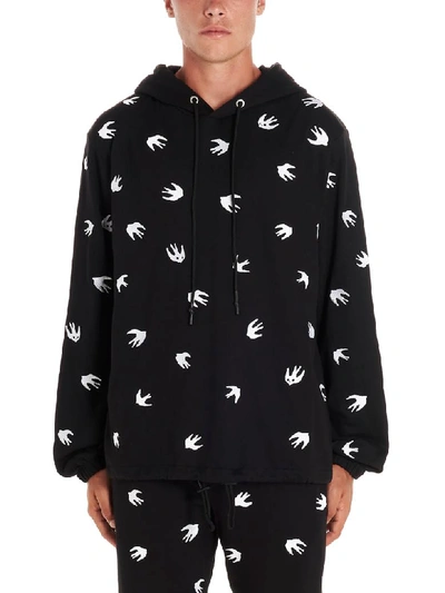 Shop Mcq By Alexander Mcqueen Mcq Alexander Mcqueen Swallow Hoodie In Black