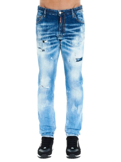 Shop Dsquared2 Cool Guy Jeans In Blue