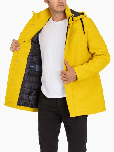 Shop Herno Parka In Yellow