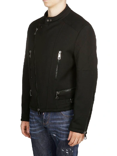 Shop Neil Barrett Biker Jacket In Black