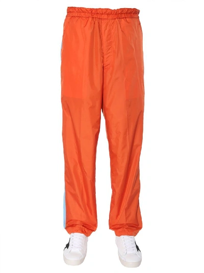 Shop Comme Des Garçons Shirt Jogging Pants In Arancione