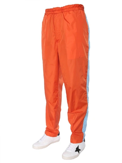 Shop Comme Des Garçons Shirt Jogging Pants In Arancione