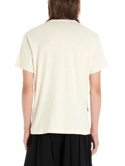 Shop Yohji Yamamoto All Youre Wanting Is Me T-shirt In Beige