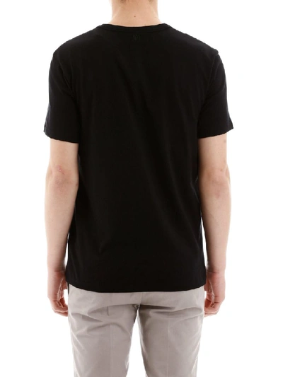 Shop Ami Alexandre Mattiussi Ami De Coeur T-shirt In Black (black)