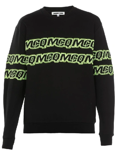 Shop Mcq By Alexander Mcqueen Logo Sweatshirt In Darkest Black