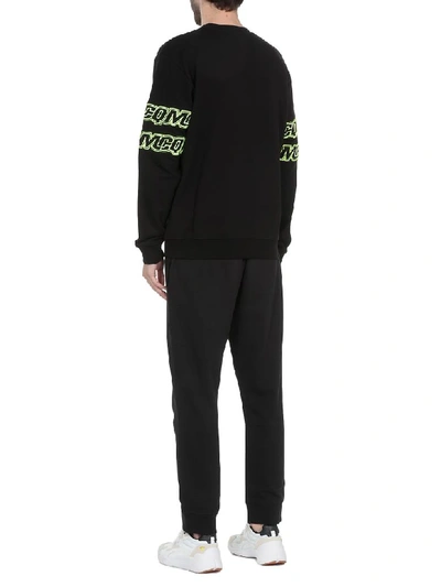 Shop Mcq By Alexander Mcqueen Logo Sweatshirt In Darkest Black