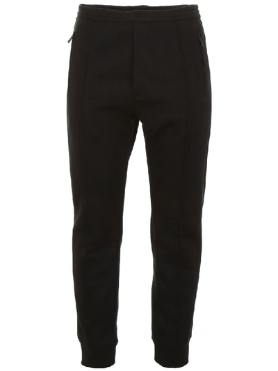 Shop Dsquared2 Joggers With Laminated Band In Black (black)