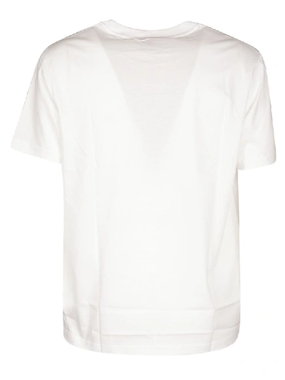 Shop Tommy Hilfiger Embroidered Logo T-shirt In White