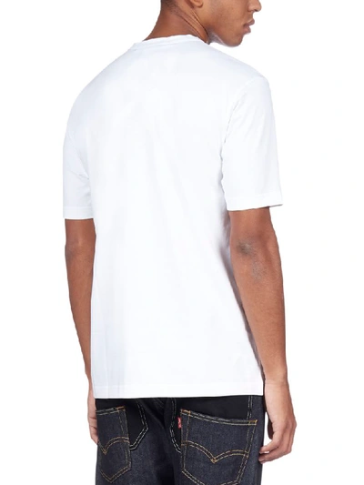 Shop Junya Watanabe Short Sleeve T-shirt In White Black