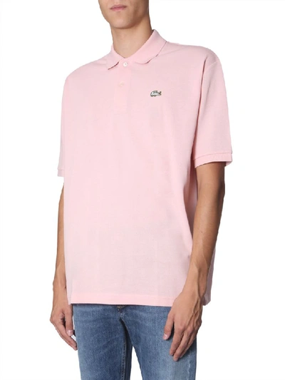 Shop Lacoste Oversize Fit Polo In Verde