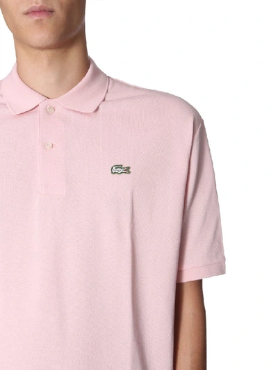 Shop Lacoste Oversize Fit Polo In Verde