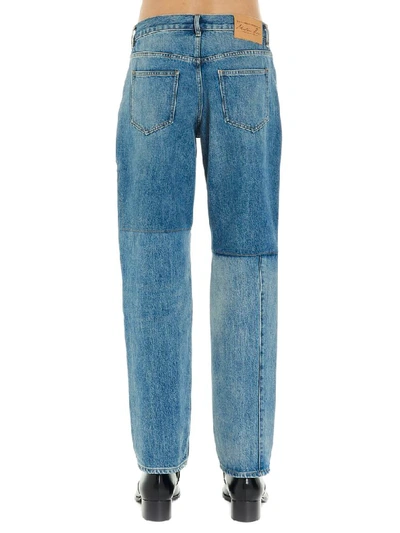 Shop Martine Rose Two Piece Jeans In Blue