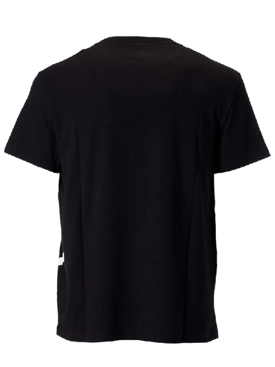 Shop Valentino Logo Print T-shirt In Black/white