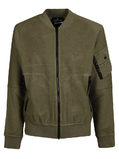 Shop Stone Island Shadow Project Classic Bomber In Green