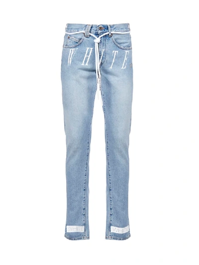 Shop Off-white Jeans In Denim