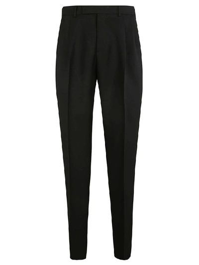 Shop Dior Straight Leg Trousers In Black