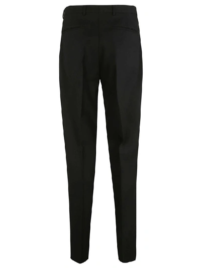 Shop Dior Straight Leg Trousers In Black