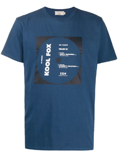 Shop Maison Kitsuné Kool Fox T-shirt In Pt Petrol