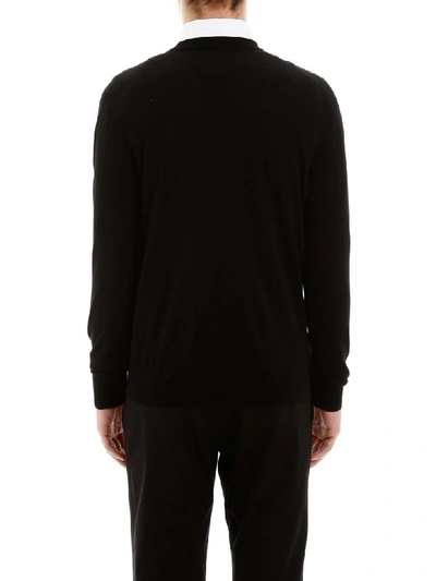 Shop Dolce & Gabbana Shaved Wool Pullover In Nero (black)