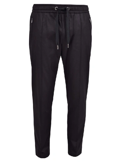 Shop Dolce & Gabbana Branded Trousers In Black
