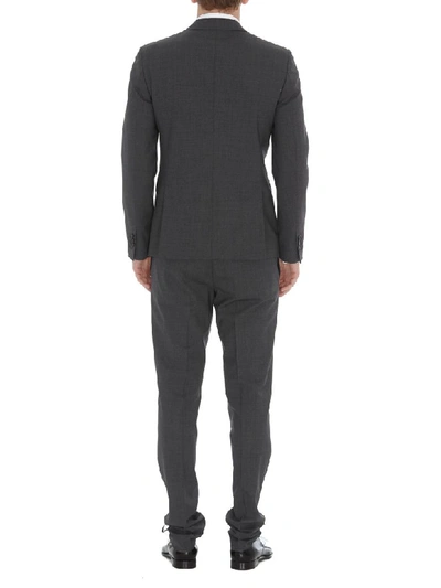 Shop Dsquared2 Tropical Weight Stretch Worsted Wool Paris Fit In Grey