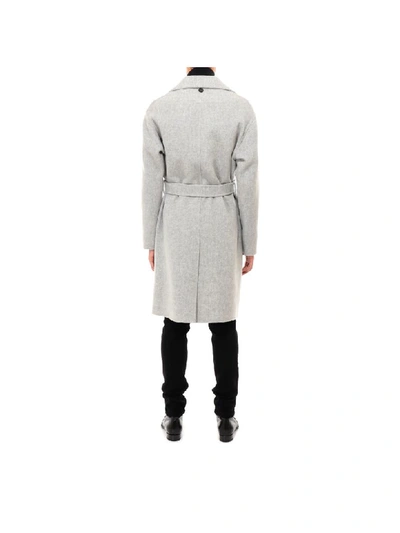 Shop Hevo Ostuni Coat In Grey