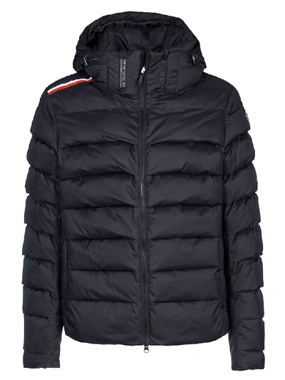 Shop Rossignol Diagonal Irregular Down Jacket In Black