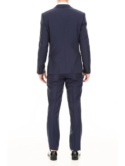 Shop Z Zegna Two-piece Tailoring Suit In Blu Navy Unito (blue)