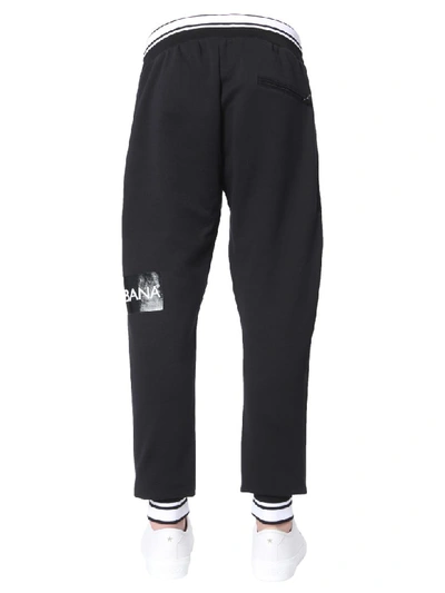 Shop Dolce & Gabbana Jogging Pants In Nero