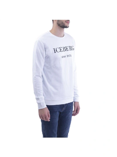 Shop Iceberg Sweatshirt In White