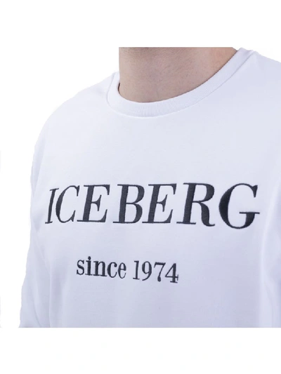 Shop Iceberg Sweatshirt In White