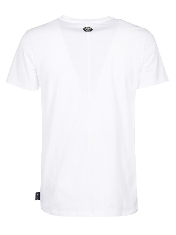 Philipp Plein Skull Print T-shirt In White | ModeSens