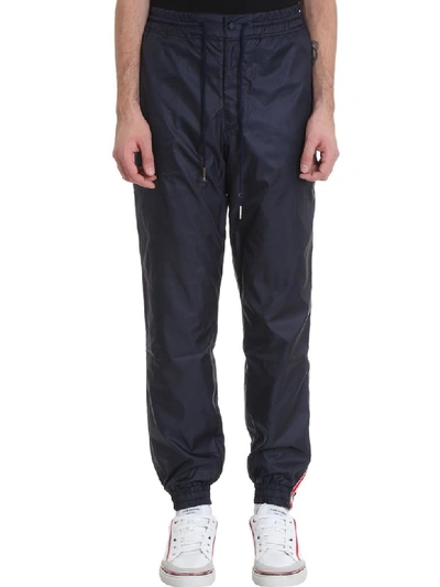 Shop Thom Browne Pants In Blue Polyester