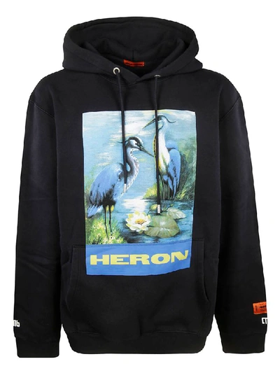 Shop Heron Preston Permanent Hoodie In Black/multicolor
