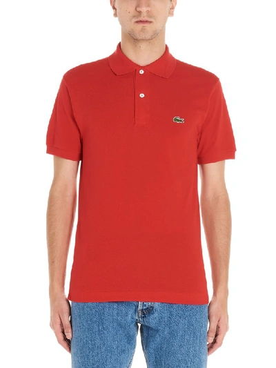 Shop Lacoste Polo In Red