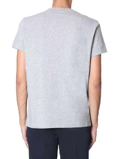 Shop Aspesi Round Neck T-shirt In Grigio