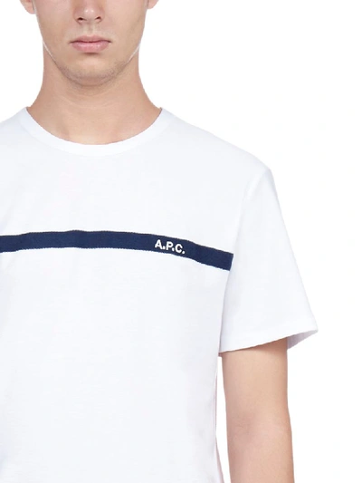 Shop Apc Short Sleeve T-shirt In Dark Navy