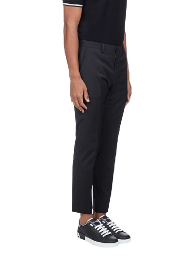 Shop Dolce & Gabbana Trousers In Nero