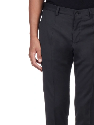 Shop Dolce & Gabbana Trousers In Nero