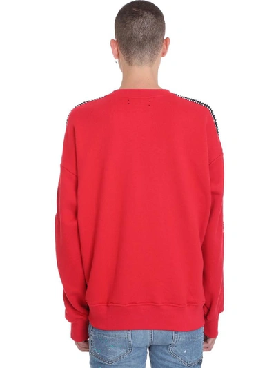 Shop Amiri Sweatshirt In Red Cotton