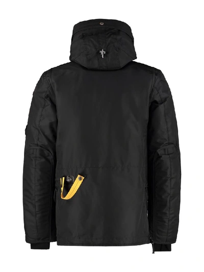 Shop Parajumpers Right Hand Base Technical Fabric Parka In Black