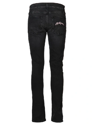 Shop Alexander Mcqueen Slim Fit Jeans In Denim