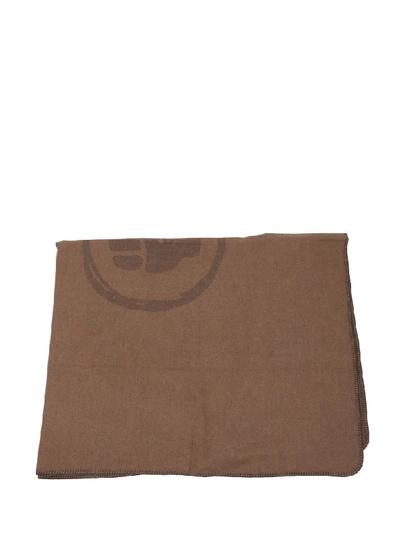 Shop The Inoue Brothers Brown Logo Poncho