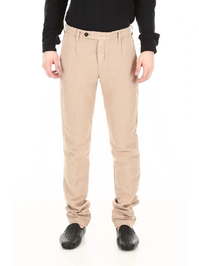 Shop Massimo Alba Ionio Trousers In Desert (brown)