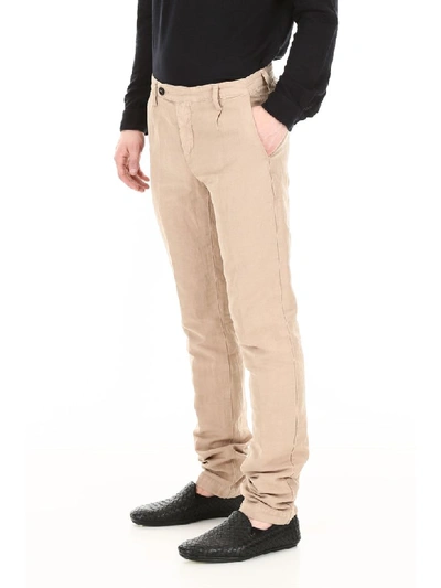Shop Massimo Alba Ionio Trousers In Desert (brown)