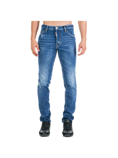 Shop Dsquared2 Cool Guy Jeans In Blu